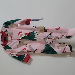 BNWT/ CHRISTMAS FLEECE 6M ONSIE